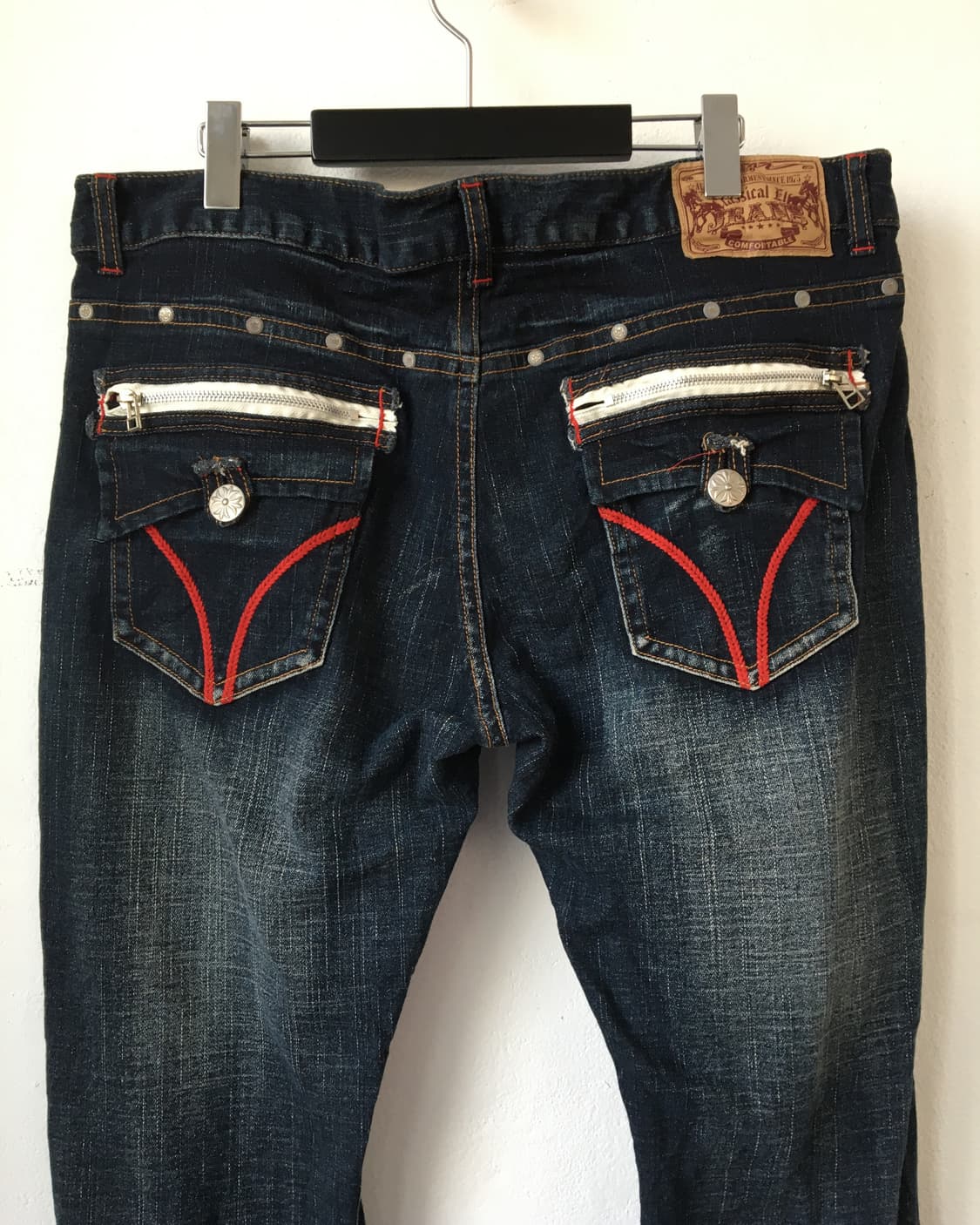 Back pocket point denim pants 상품이미지2