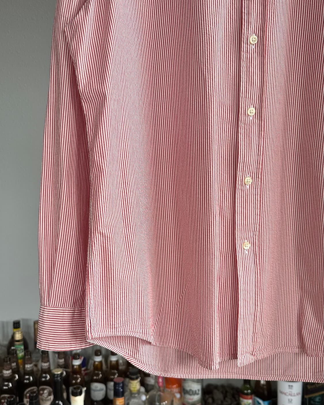 [L]폴로 랄프로렌 클래식핏 스트라이프 시어서커 셔츠 상품이미지4