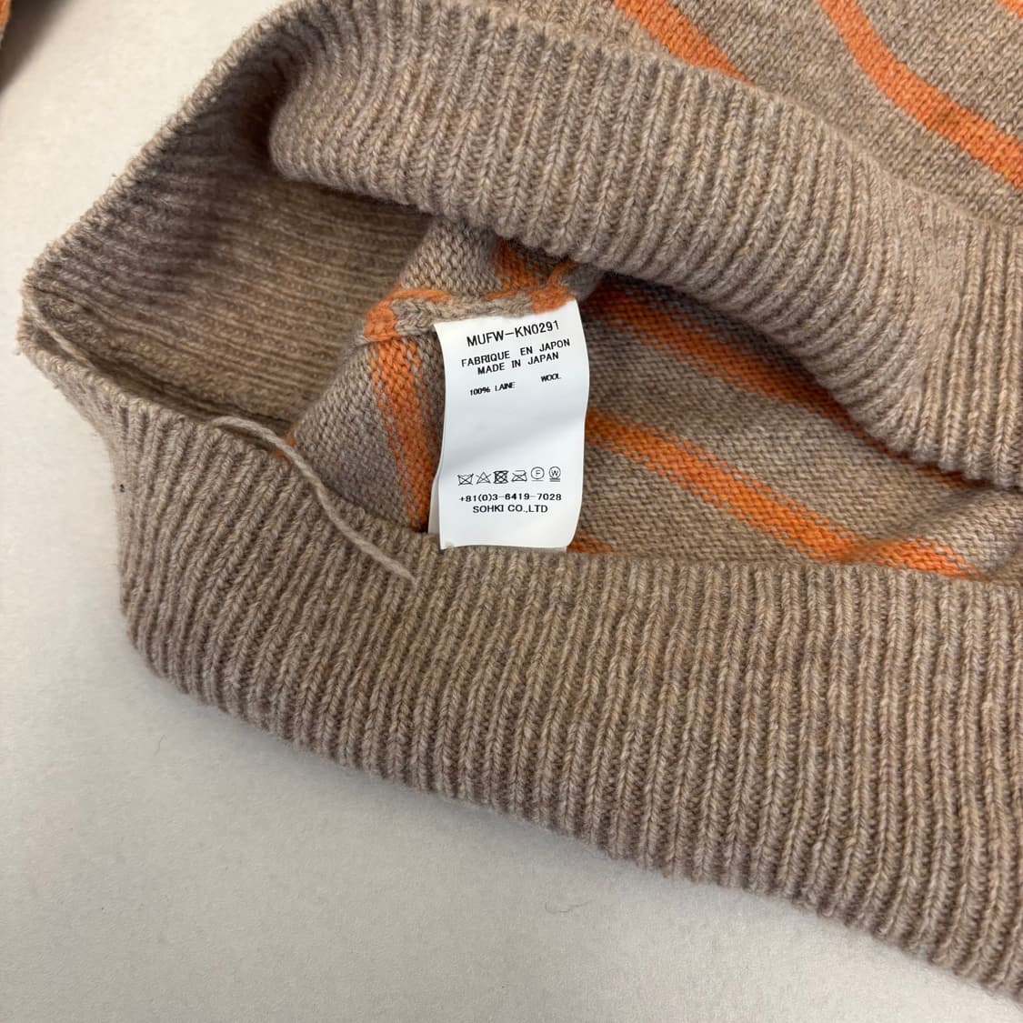 마수 버튼 니트 상품이미지5