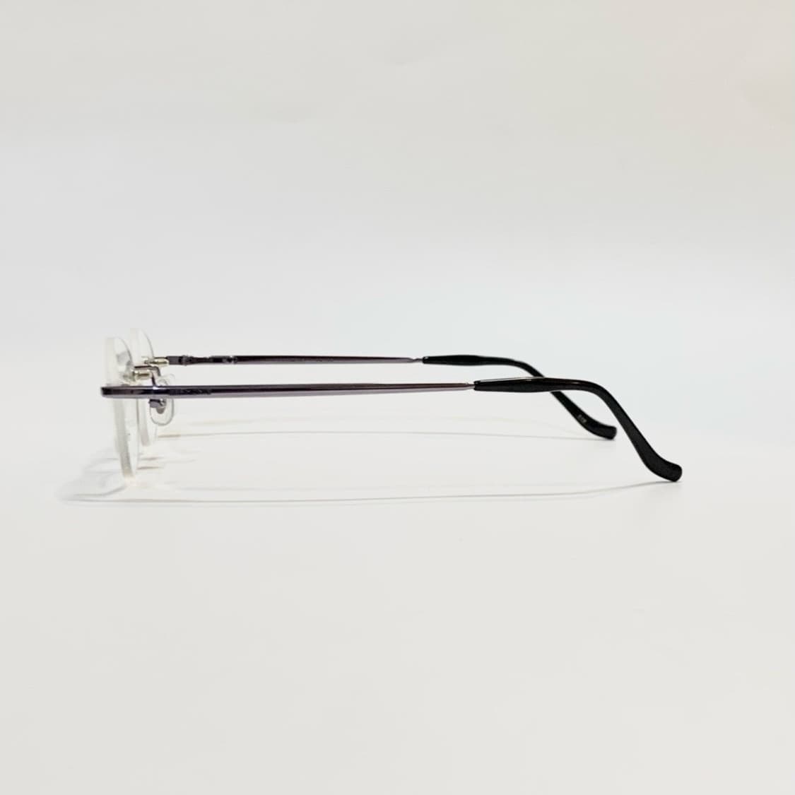 [픽키-674]  무테 타원형 안경 메탈 브릿지 블랙팁 초슬림 경량 상품이미지5