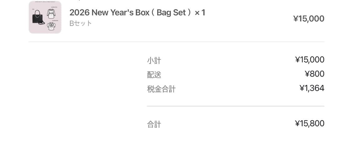 피움 신년 뉴이어 박스 가방 세트 블랙 B 세트 판매 상품이미지3