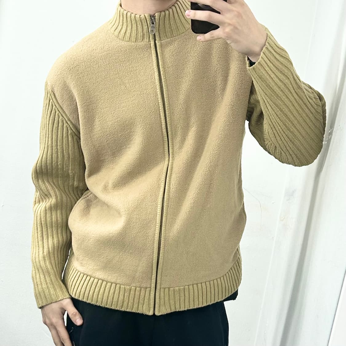 아르마니 익스체인지 니트 집업 자켓 상품이미지1