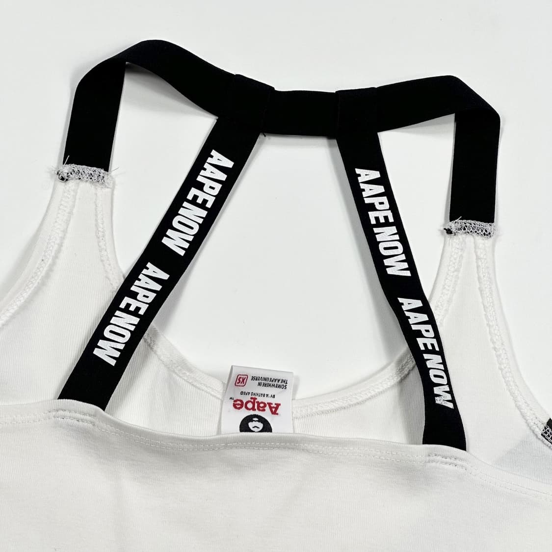 에이프 AAPE 프린팅 로고 화이트 나시 (XS 여성추천) 상품이미지6
