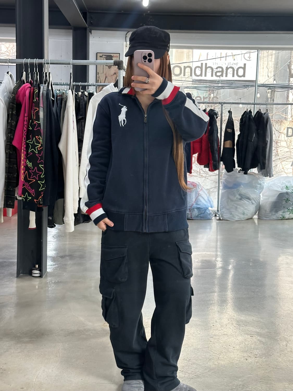 폴로랄프로렌 00s 빅포니 트랙 집업 상품이미지2