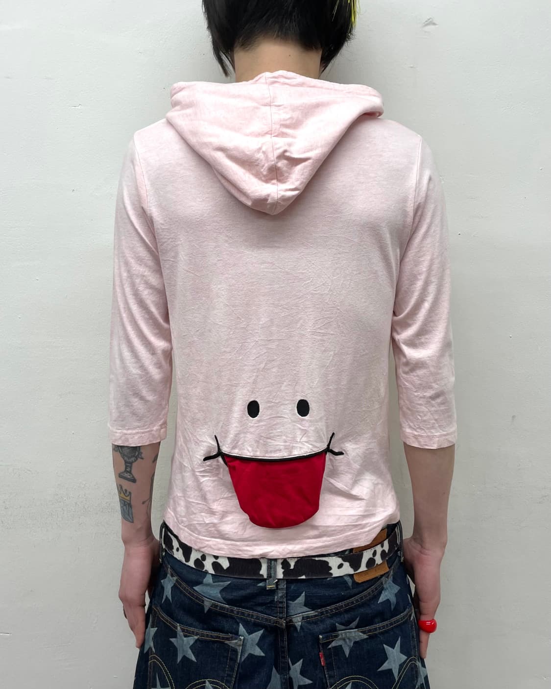 High-neck Merong Pink Half Sleeve 상품이미지2