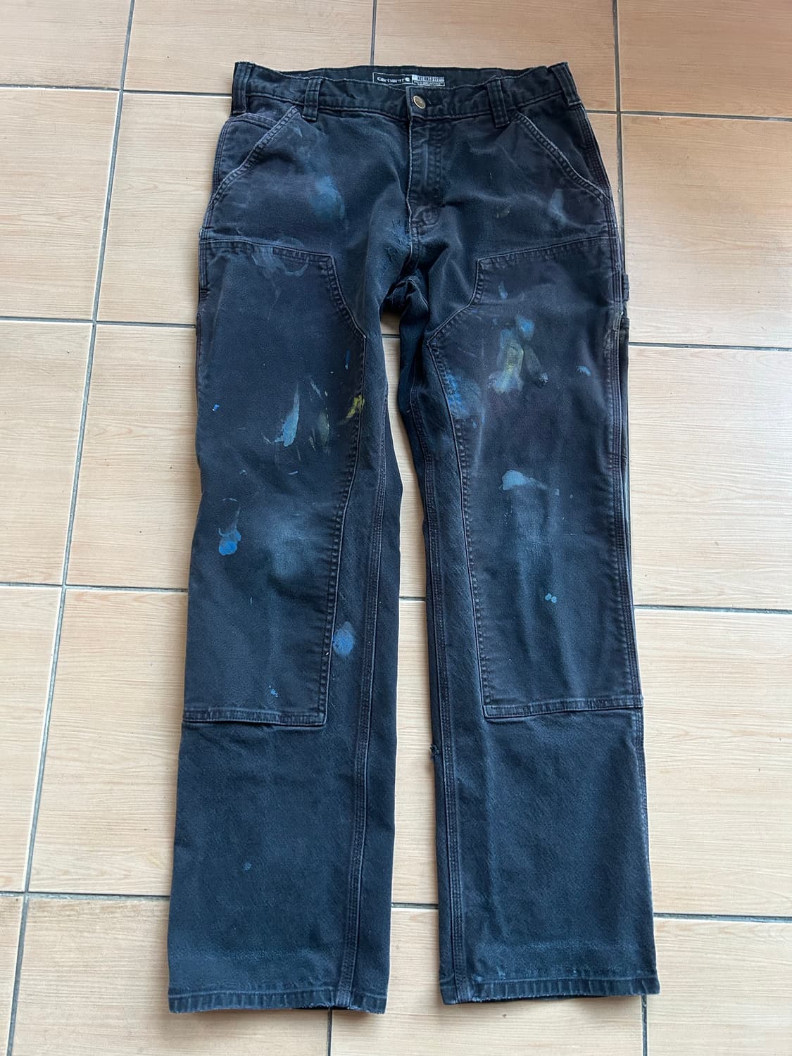 칼하트 더블니 블랙 32in 상품이미지1