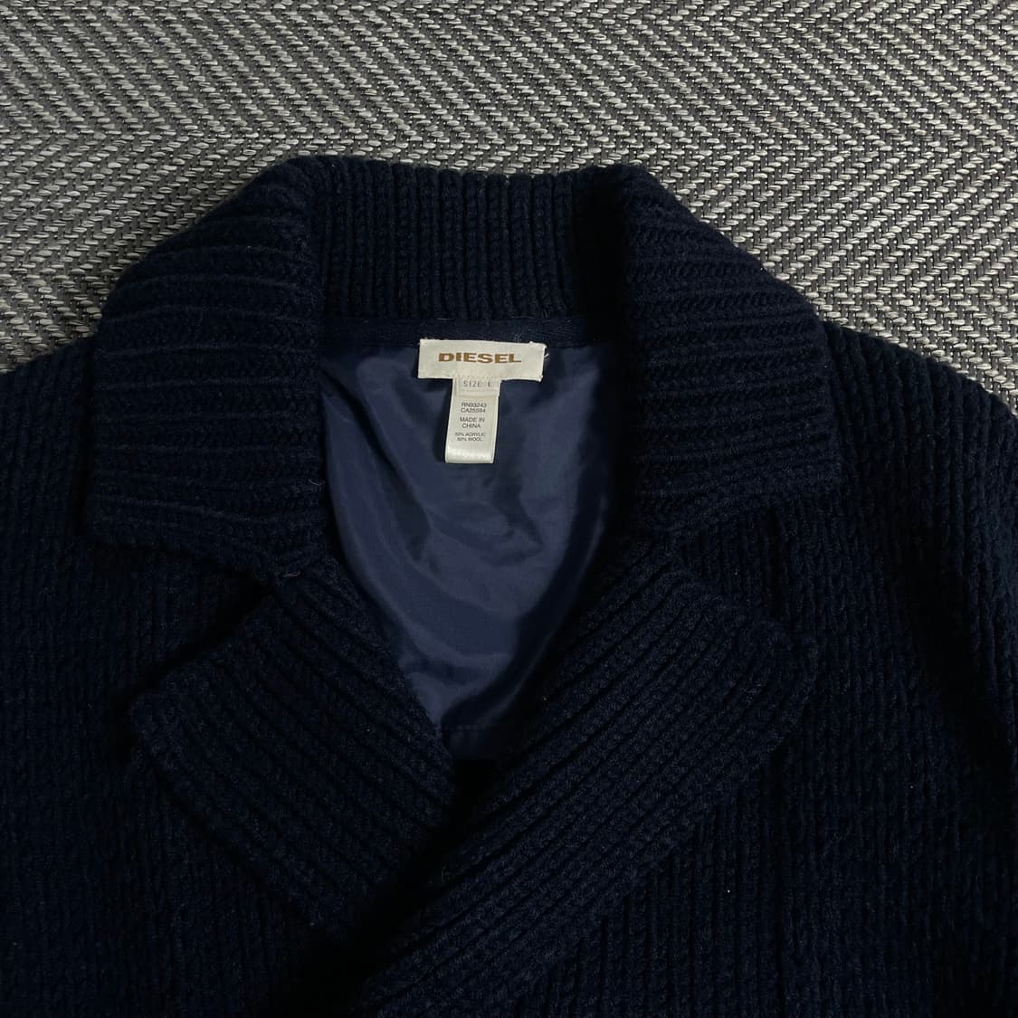 디젤 y2k 아카이브 울 니트 자켓y 3583 상품이미지5