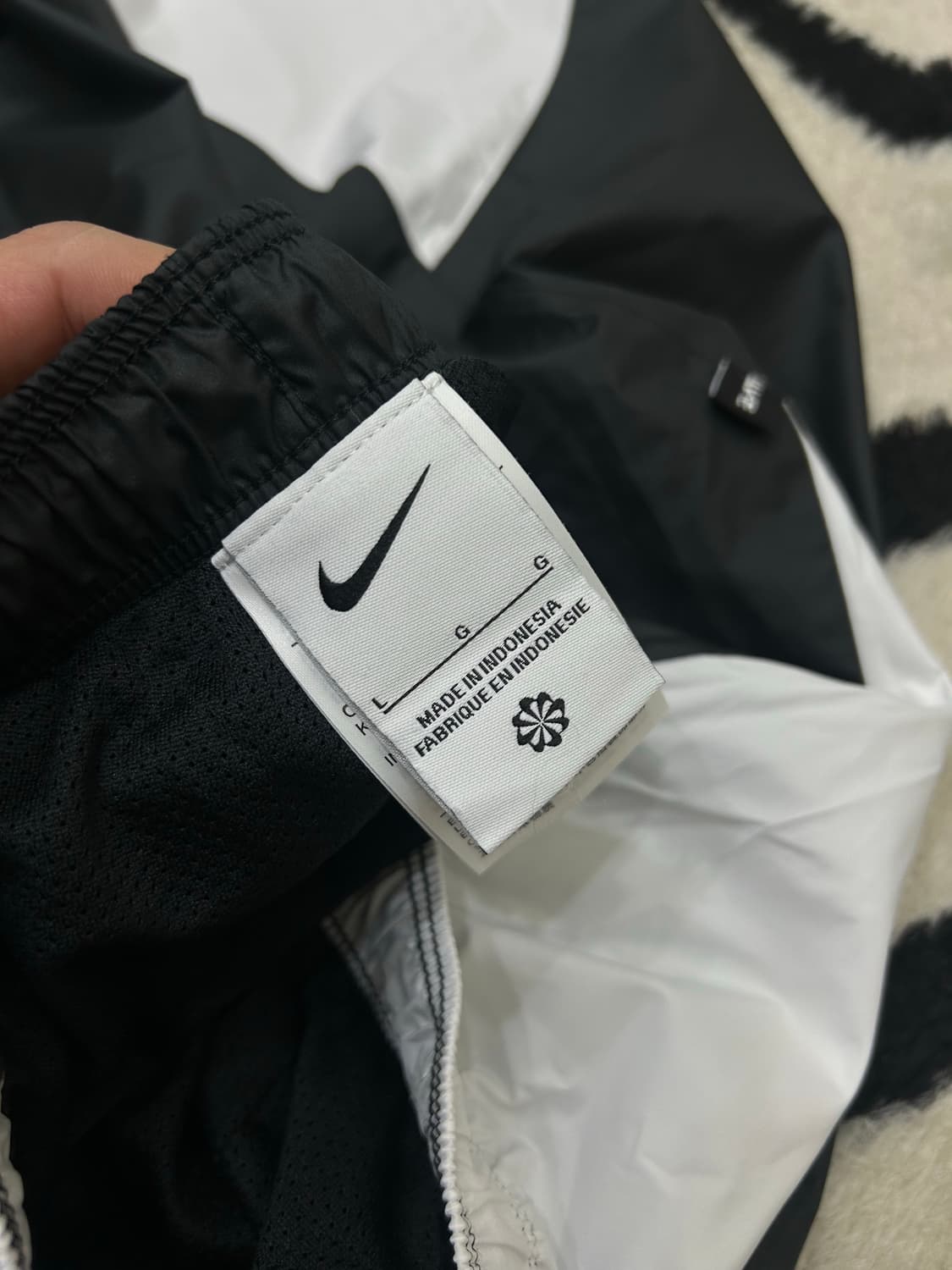 [L]나이키 사커 경량 우븐 조거 /블랙화이트 상품이미지6