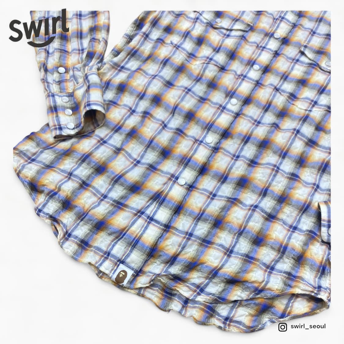 Bape ombré western shirts 상품이미지5