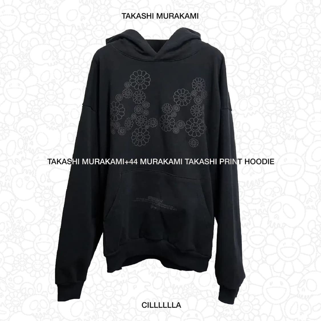 [2XL]TakashiMurakami+44 무라카미타카시 프린트 후드파카 상품이미지1