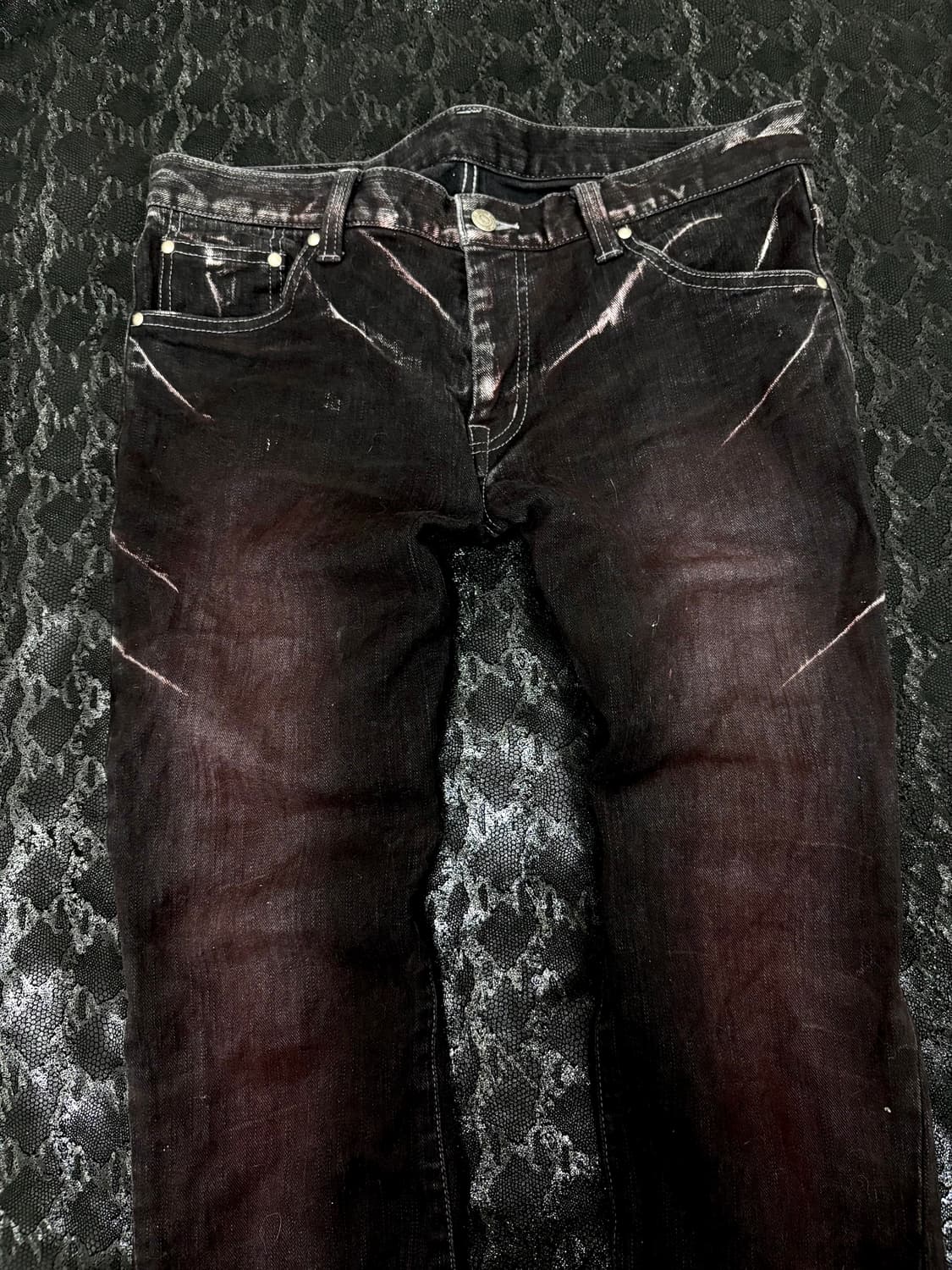 “TORNADO MART” 00’s Archive burgundy Cra 상품이미지3