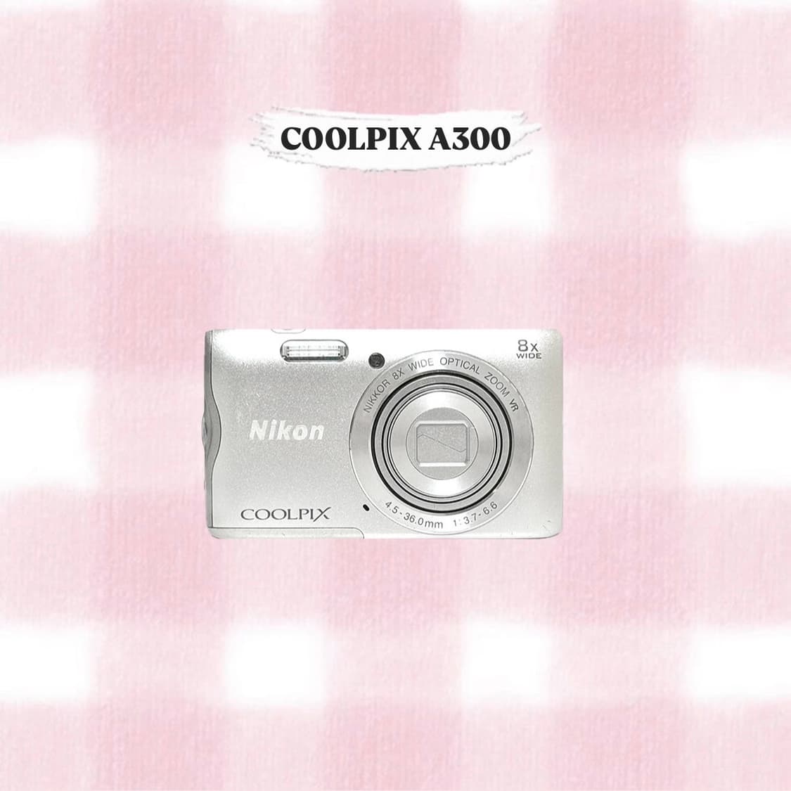 니콘 쿨픽스 A300 (S3700) 실버 빈티지디카 상품이미지1