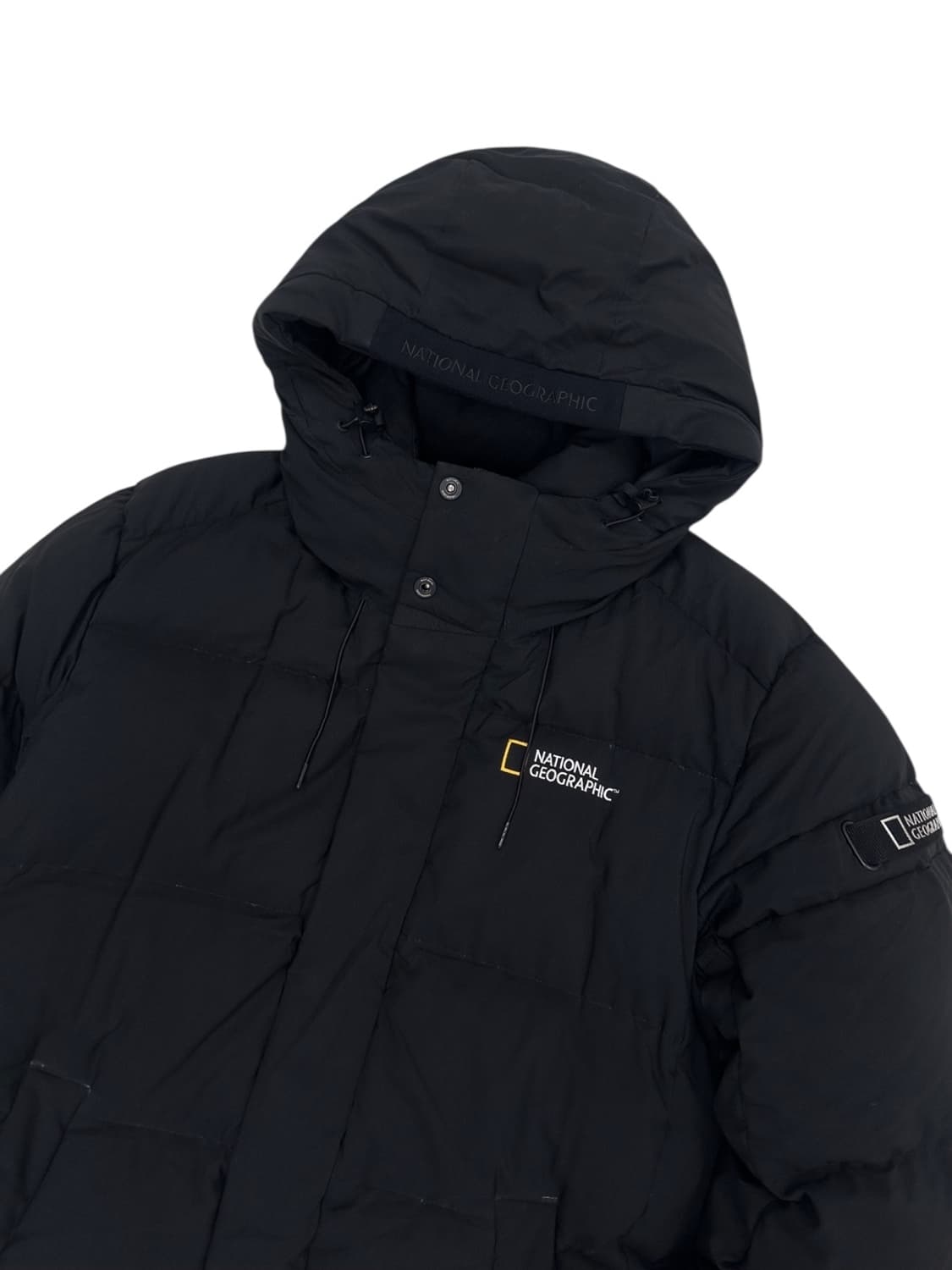 내셔널지오그래픽 덕다운 롱패딩 블랙 (M) 상품이미지2