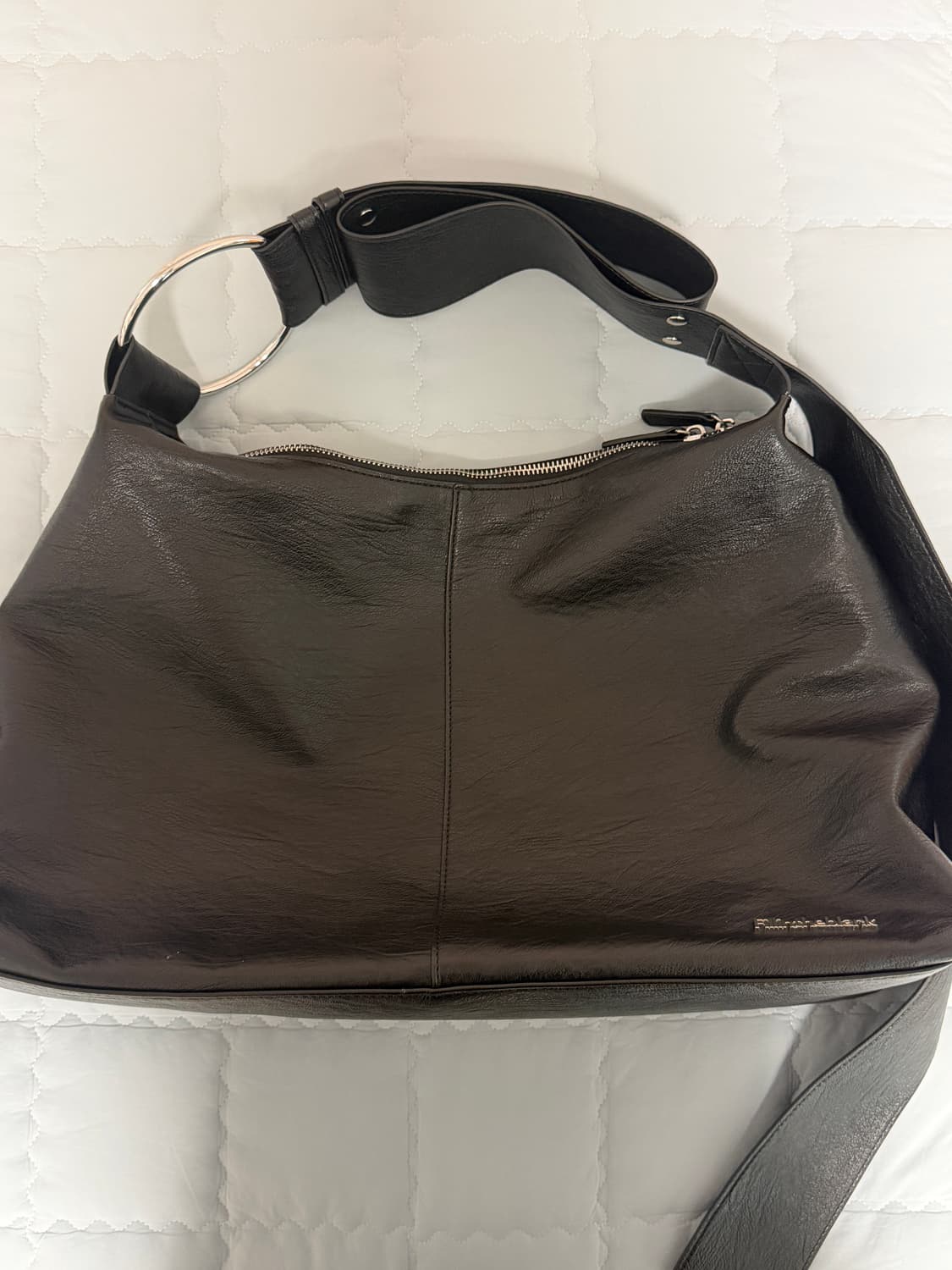 (필인더블랭크 X 다샤) D wide strap bag (black) 상품이미지7