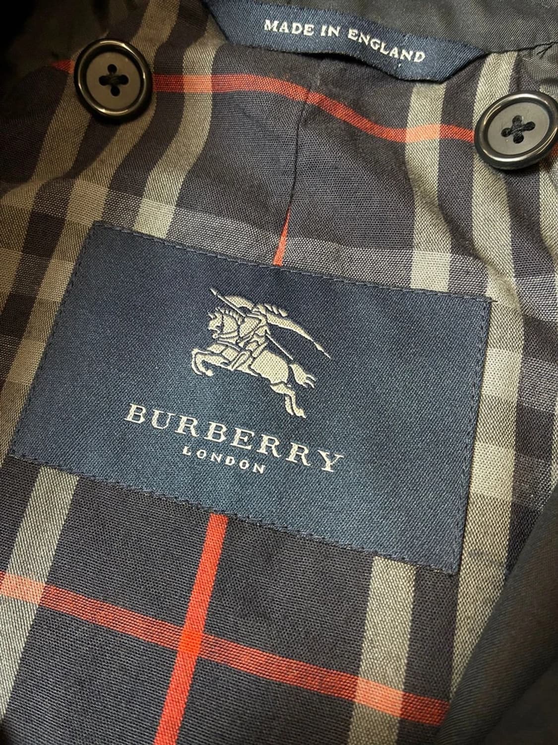 버버리 90's 노버체크 배색 벨티드 트렌치 코트 PN7529 상품이미지6