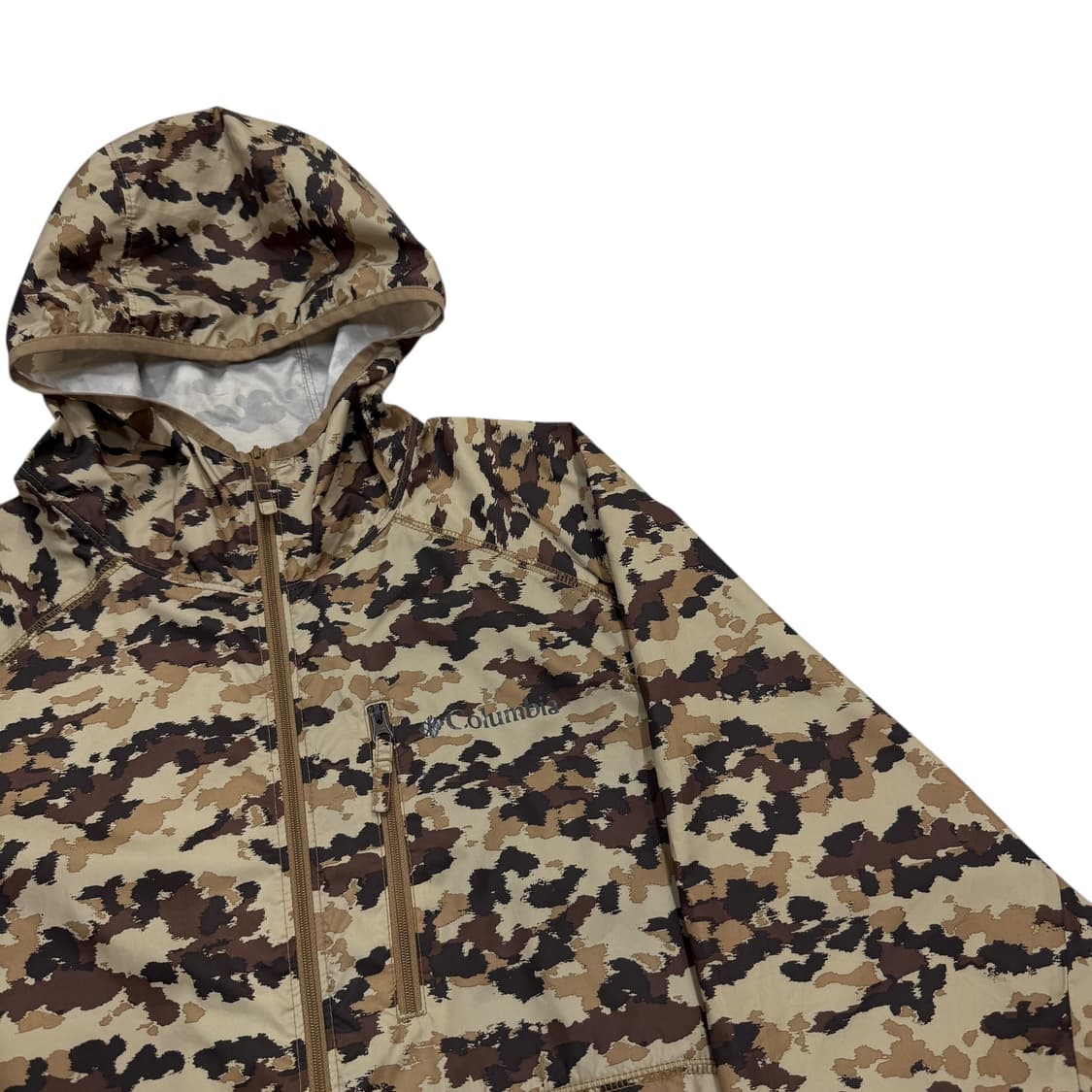 컬럼비아 빈티지 밀리터리 카모플라쥬 나일론 바람막이 자켓 M 상품이미지2