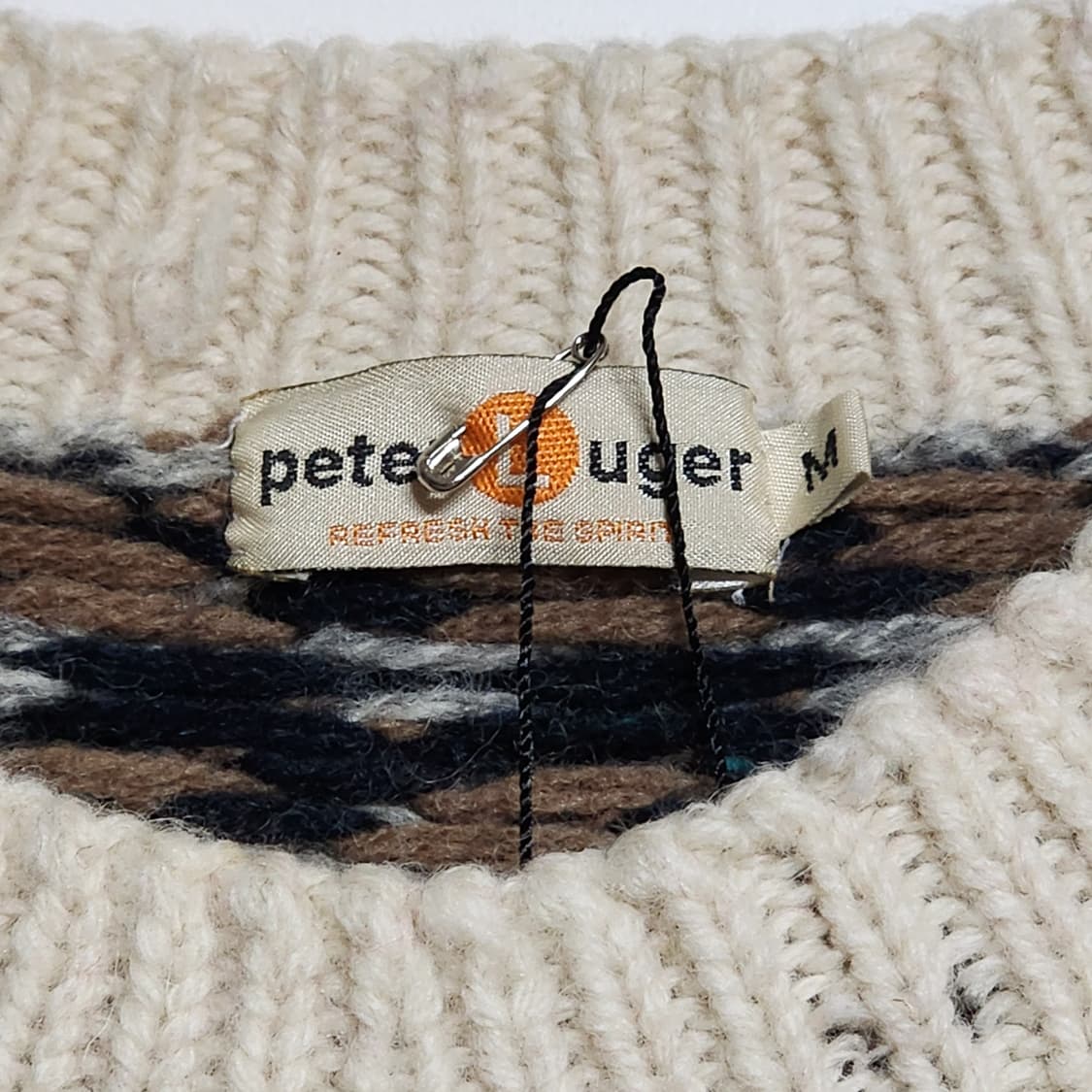 아메카지 시티보이 모리걸 빅사이즈 헤비 노르딕 니트 상품이미지4