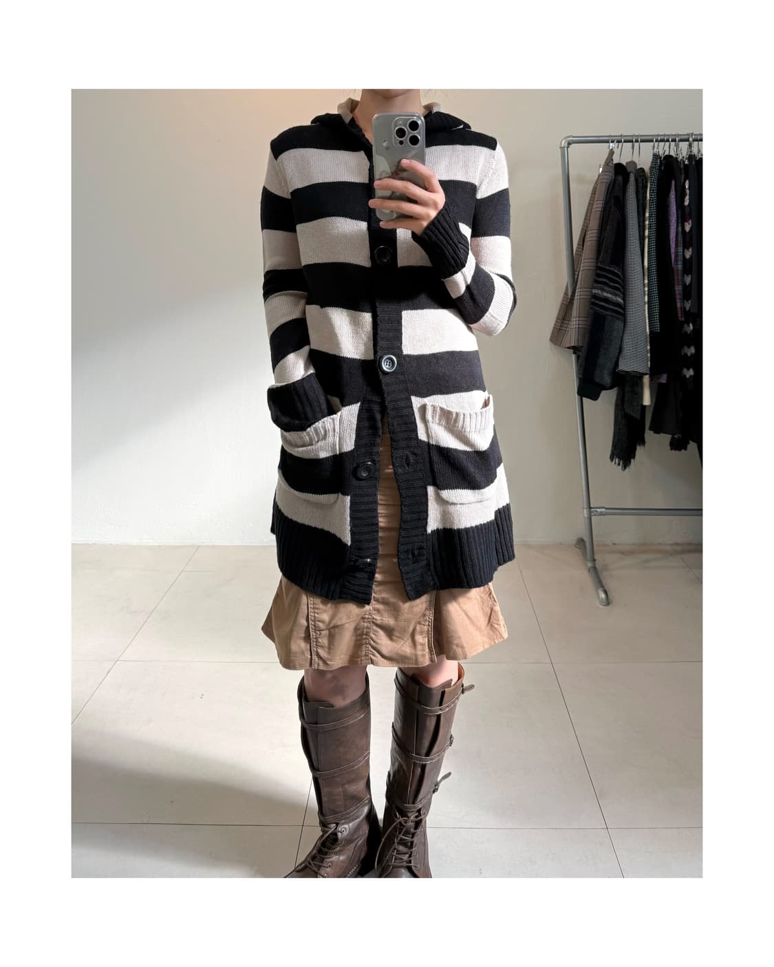 빈티지 후디 가디건  상품이미지4