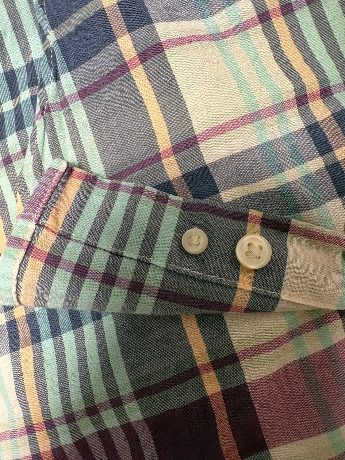 Polo Ralph Lauren 반팔 마드라스 체크 셔츠 M 상품이미지4