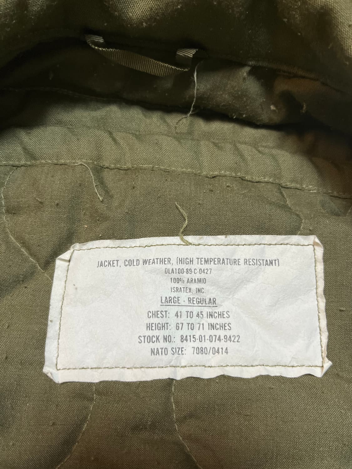 80s CVC tanker jacket OG (L-R) 상품이미지8