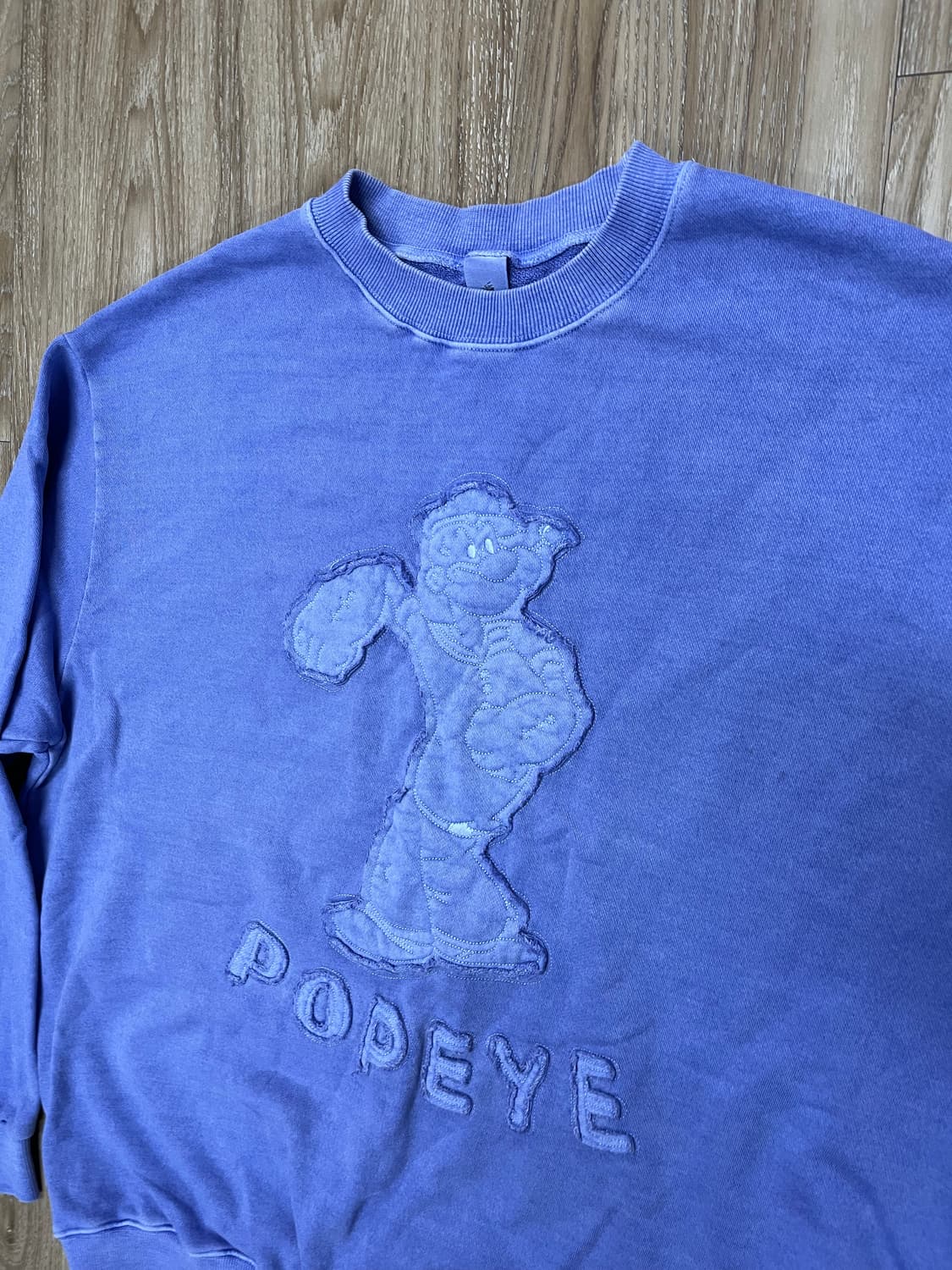 Rare 뽀빠이 피그먼트 맨투맨 상품이미지2