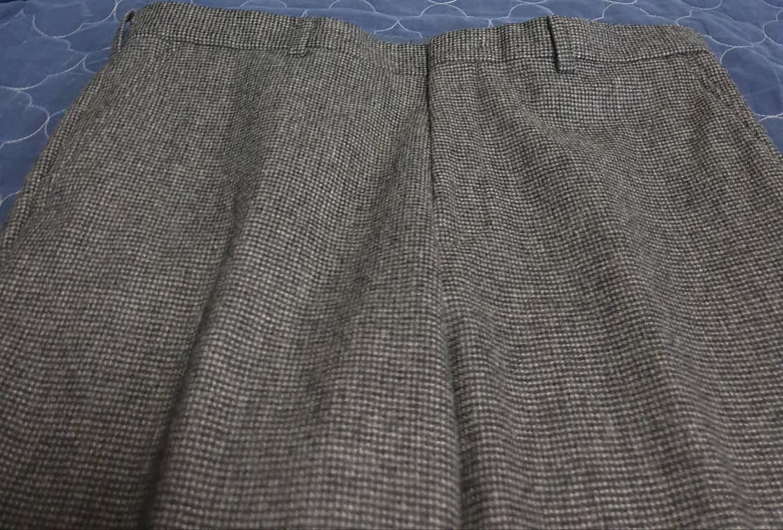 서광모드 클래식 하운드 투스 패턴 울혼방 슬랙스 (34) 상품이미지2