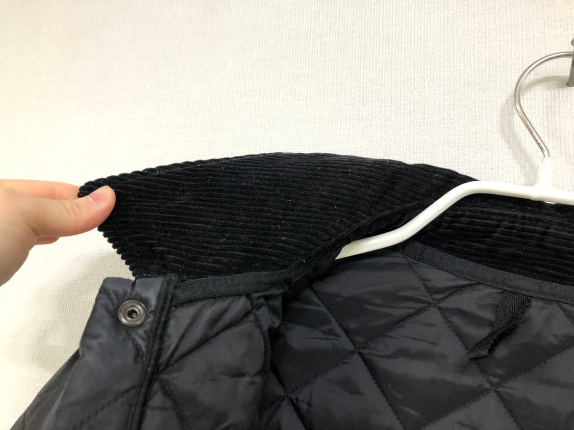 바버 Barbour 코듀로이 퀼팅 헤리티지 리스테일 자켓 _ 블랙 S 상품이미지7