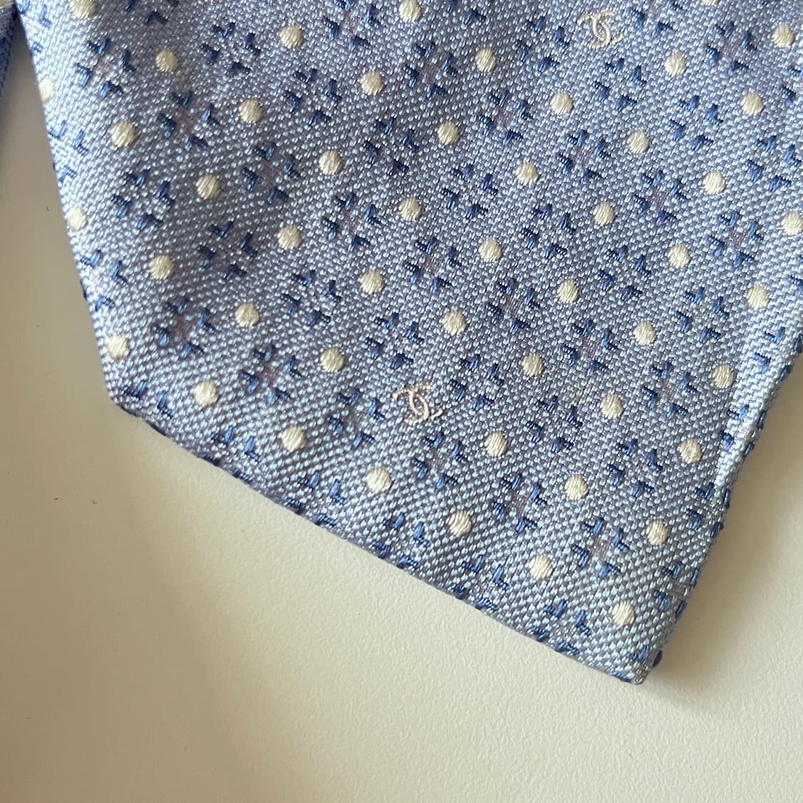 CHANEL silk 100% Tie 상품이미지4