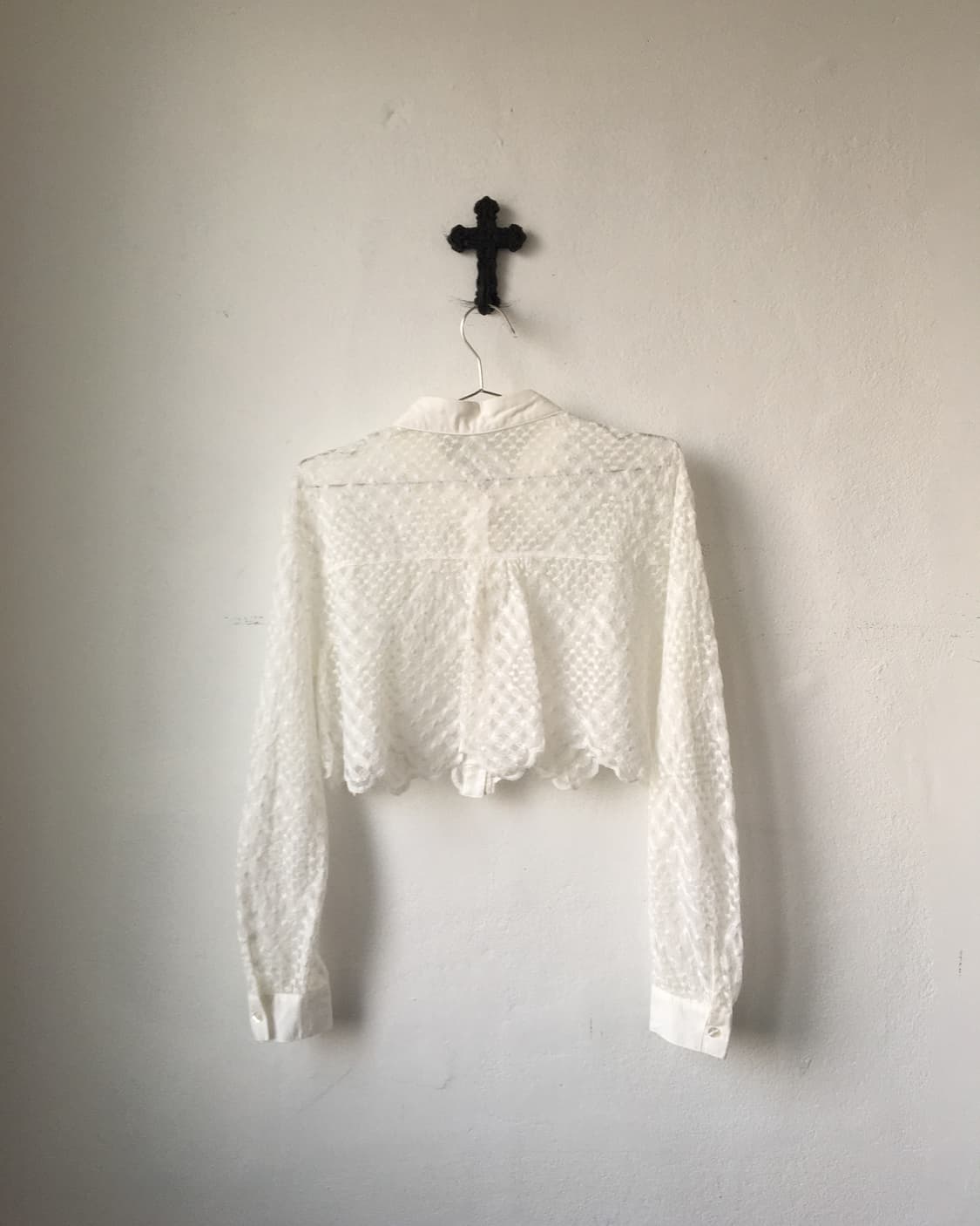 Pattern point see through shirtPattern p 상품이미지3