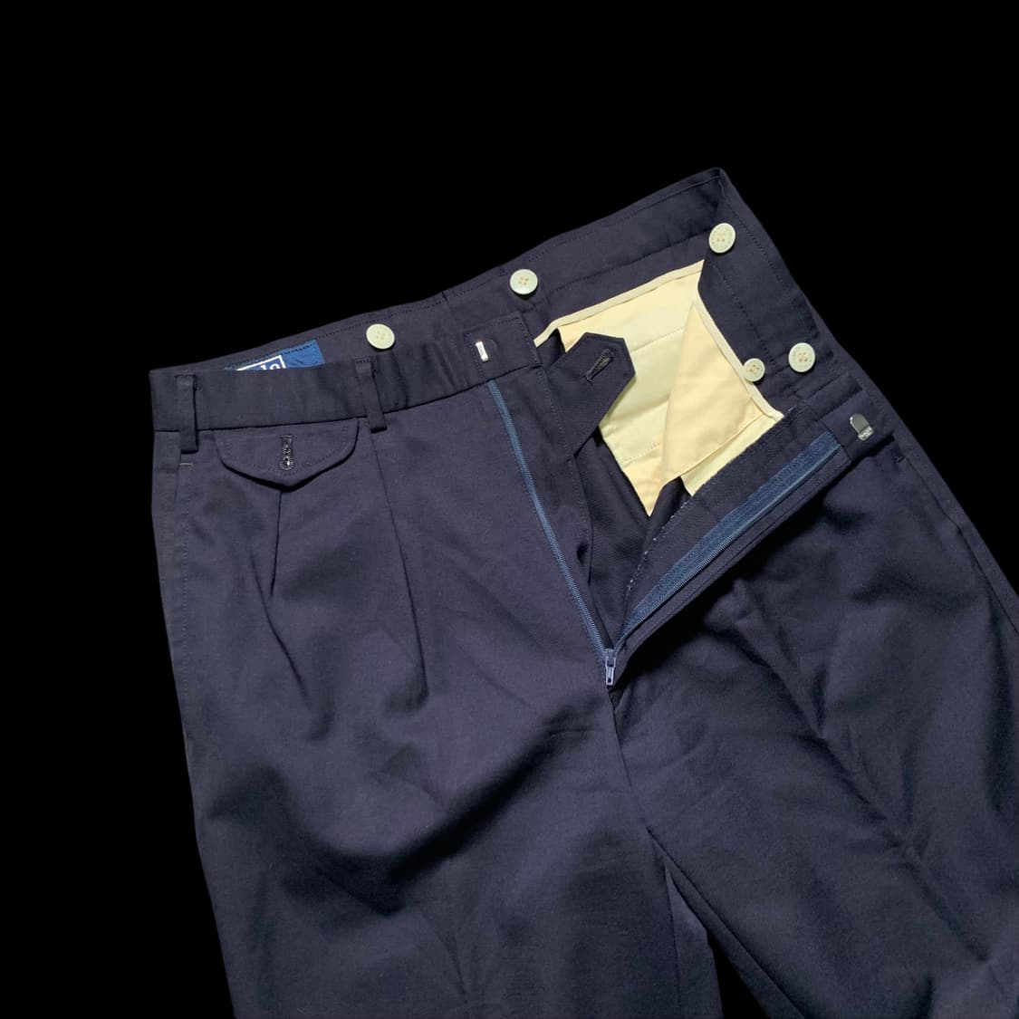 [S] 폴로 랄프로렌 남색 금장 버튼 셋업 자켓 팬츠 상품이미지10