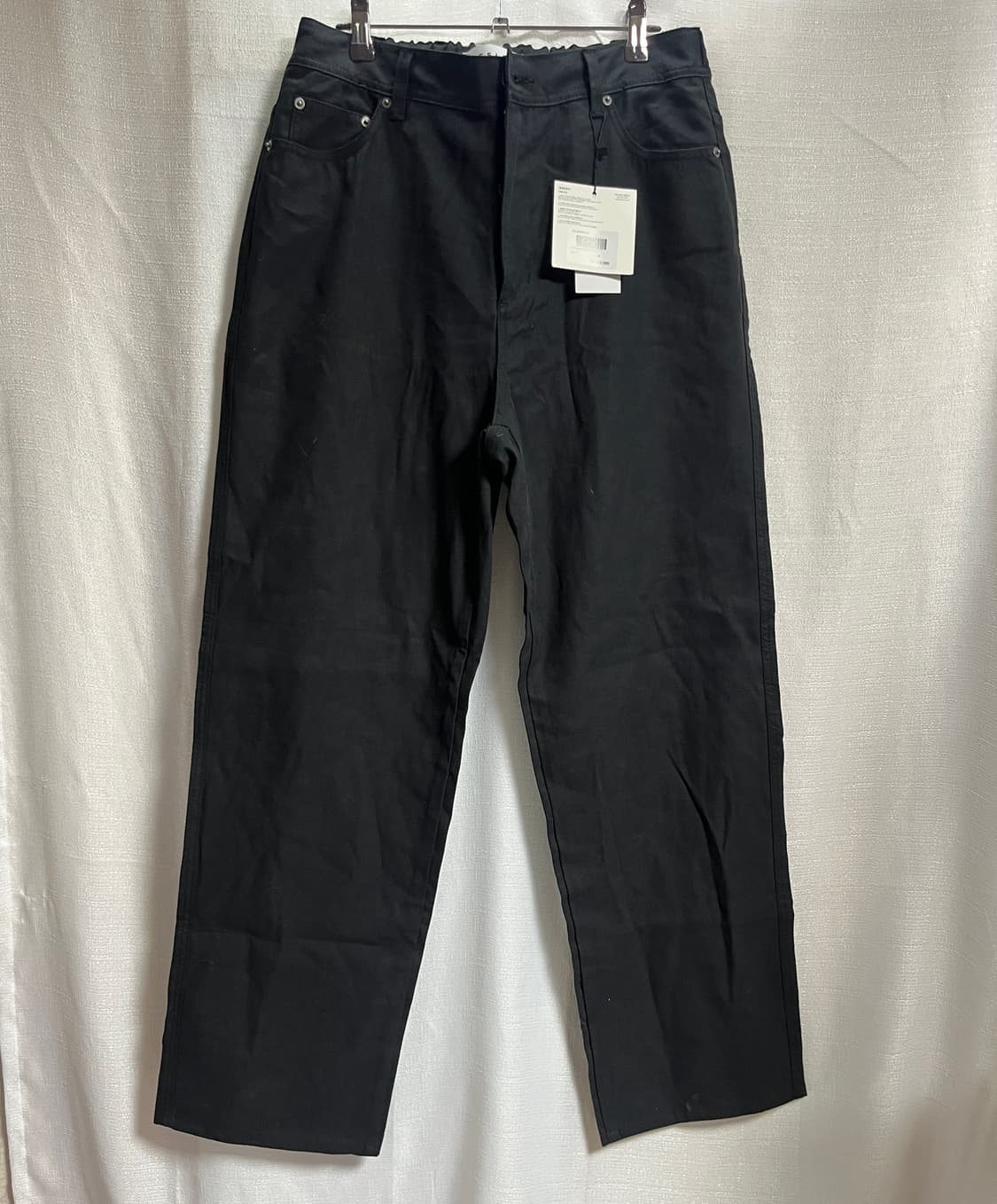 새상품 비슬로우 면 와이드팬츠 34 상품이미지1