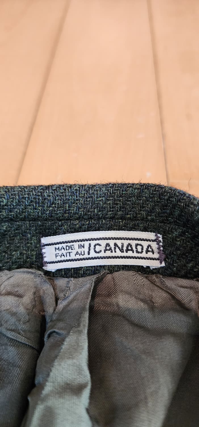 그린 컬러 모직자켓 3XL(내피 하자) 상품이미지6