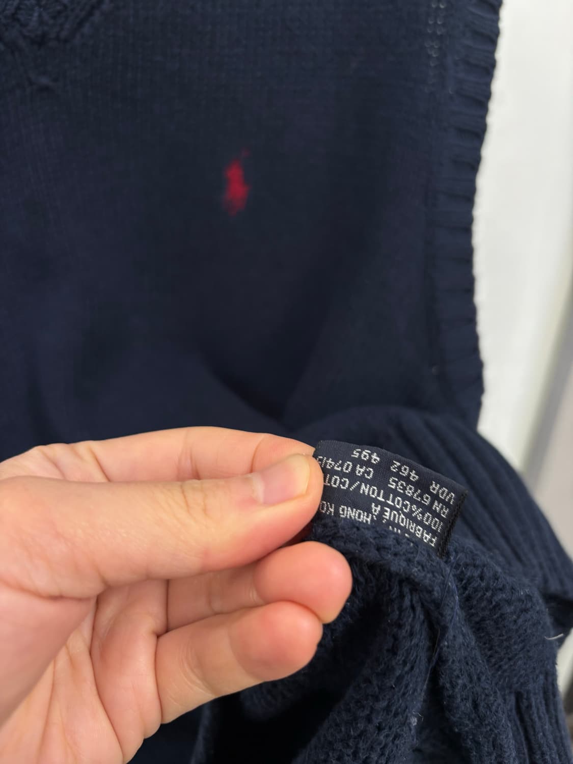 폴로랄프로렌 울 니트조끼 상품이미지5