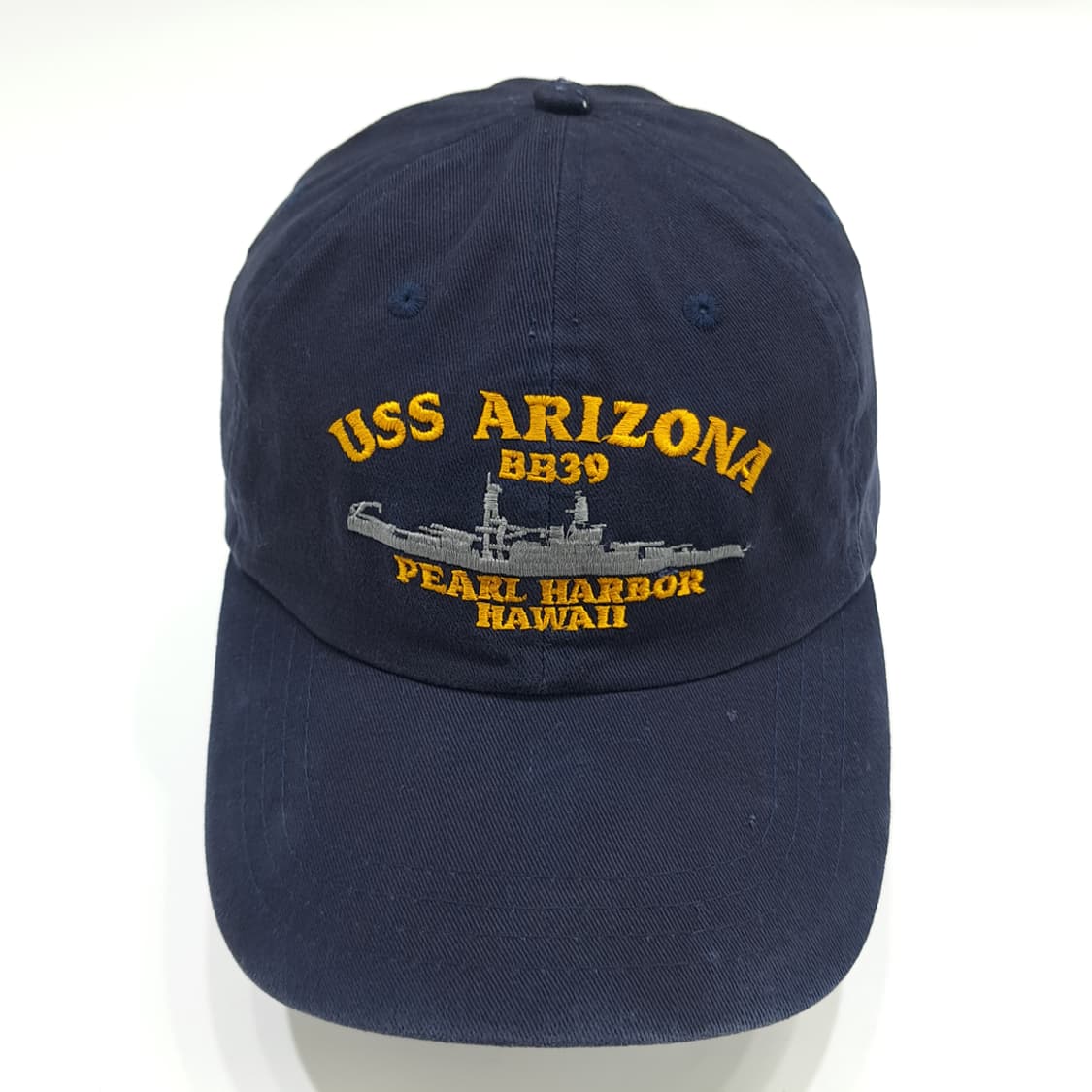 빈티지 USS Arizona 자수 네이비 볼캡 P1788 상품이미지3