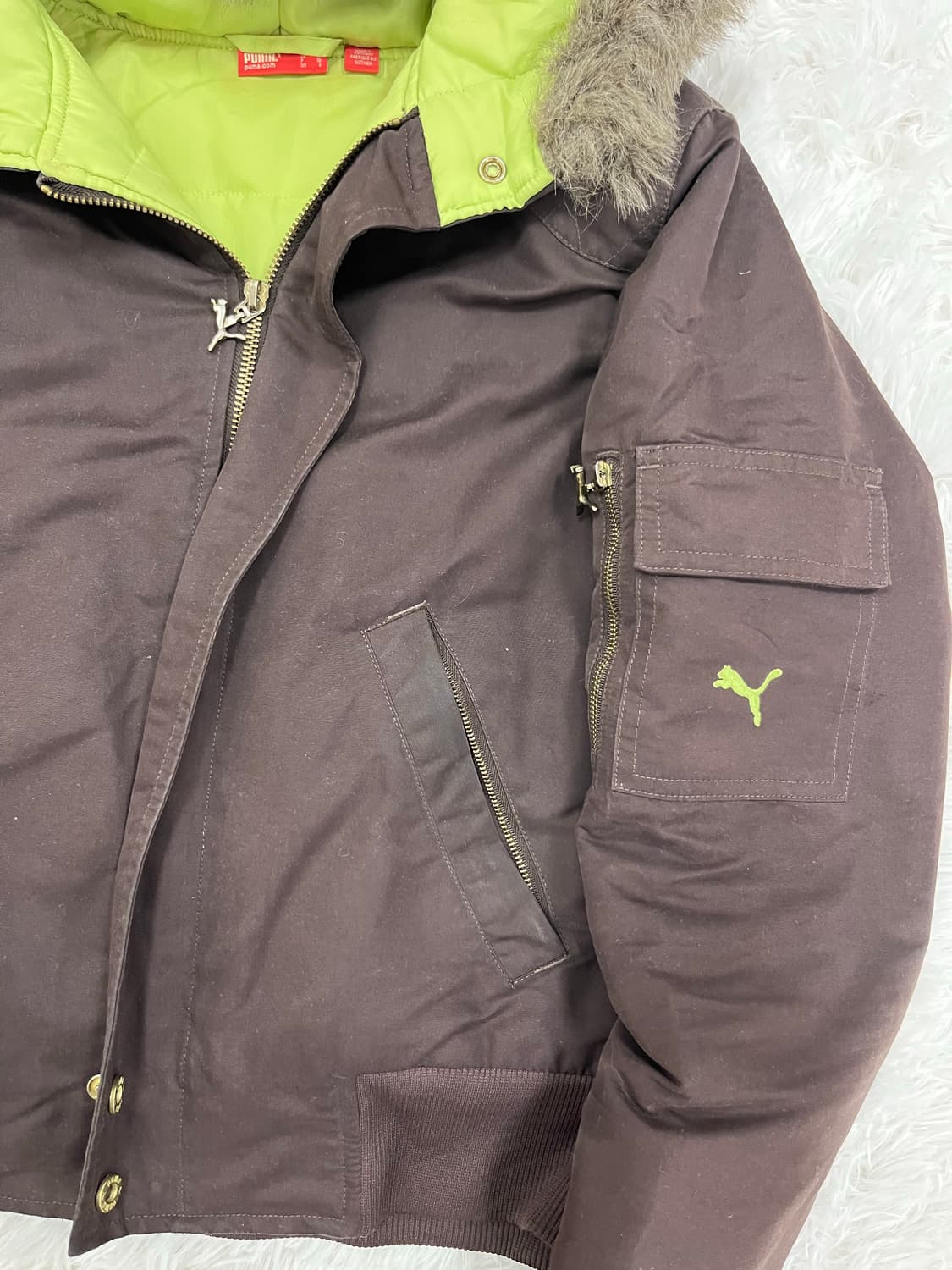 Puma 브라운 n2b 울프죠 패딩 상품이미지8