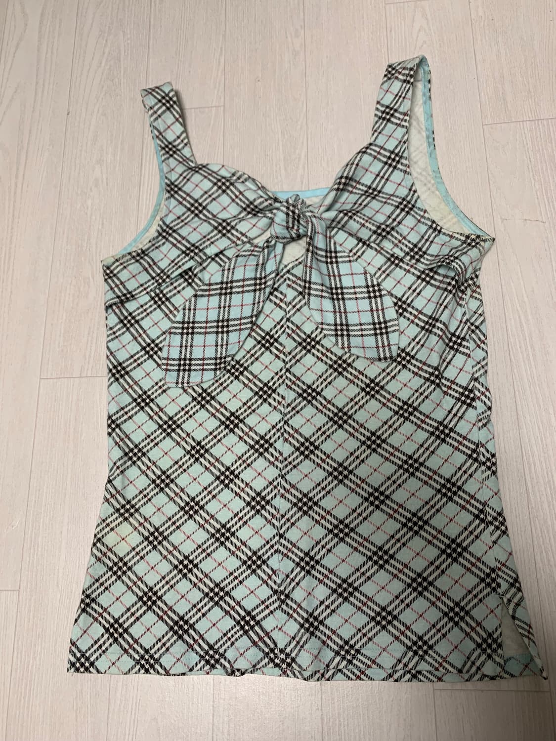 빈티지 버버리 블루라벨 민소매 나시 상품이미지2