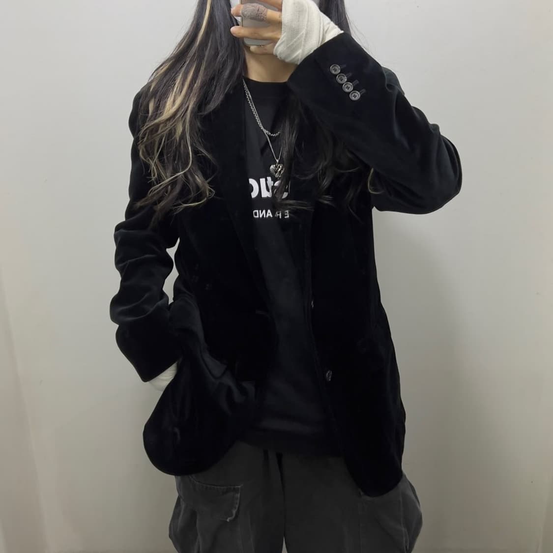 폴로 랄프로렌 벨벳 블레이져 상품이미지1