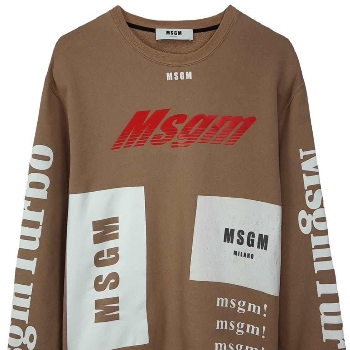 [엠에스지엠] 멀티 프린팅 오버핏 맨투맨 P01483 상품이미지4