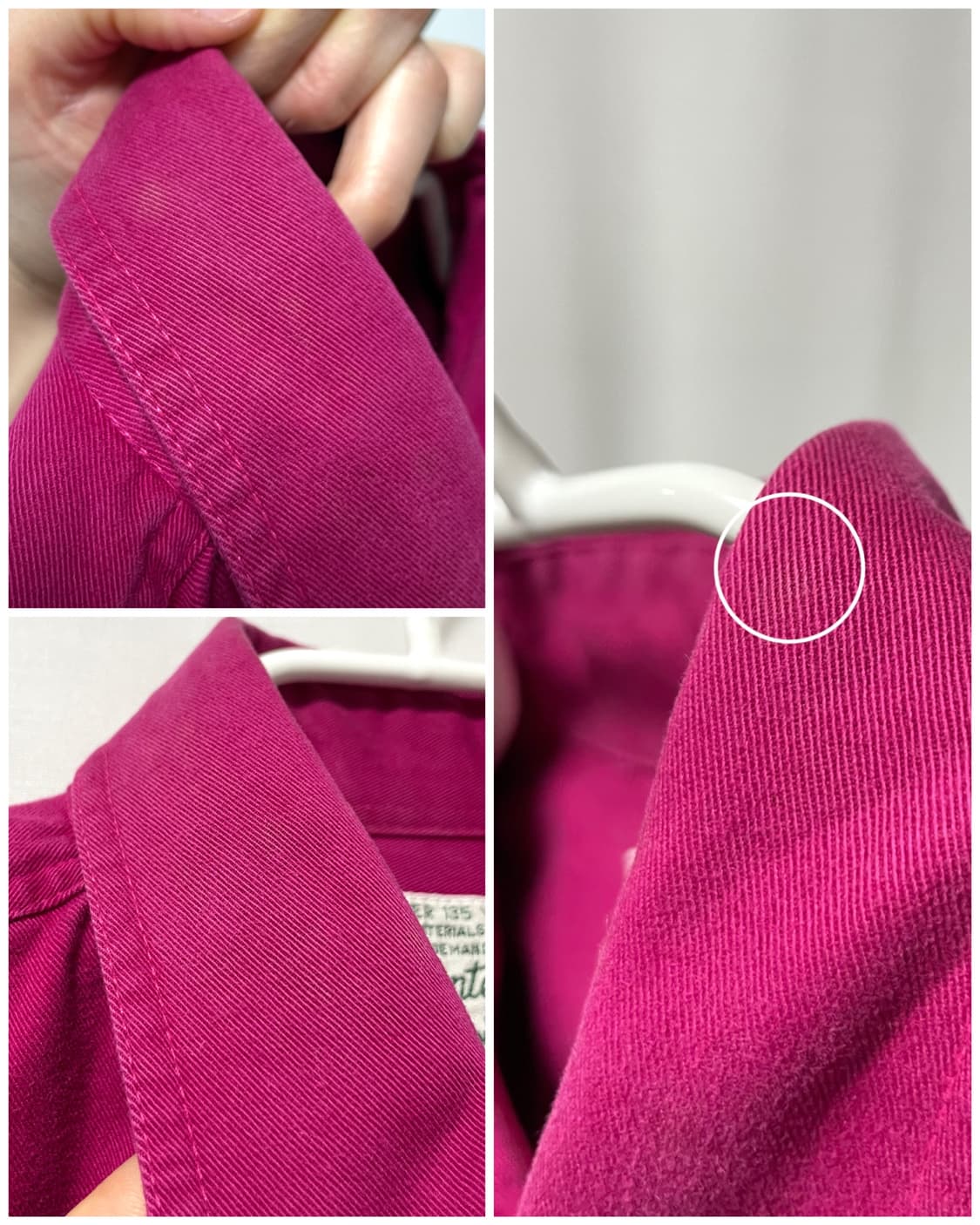 리바이스 부드러운 코튼 워크셔츠 L _ 마젠타 상품이미지10