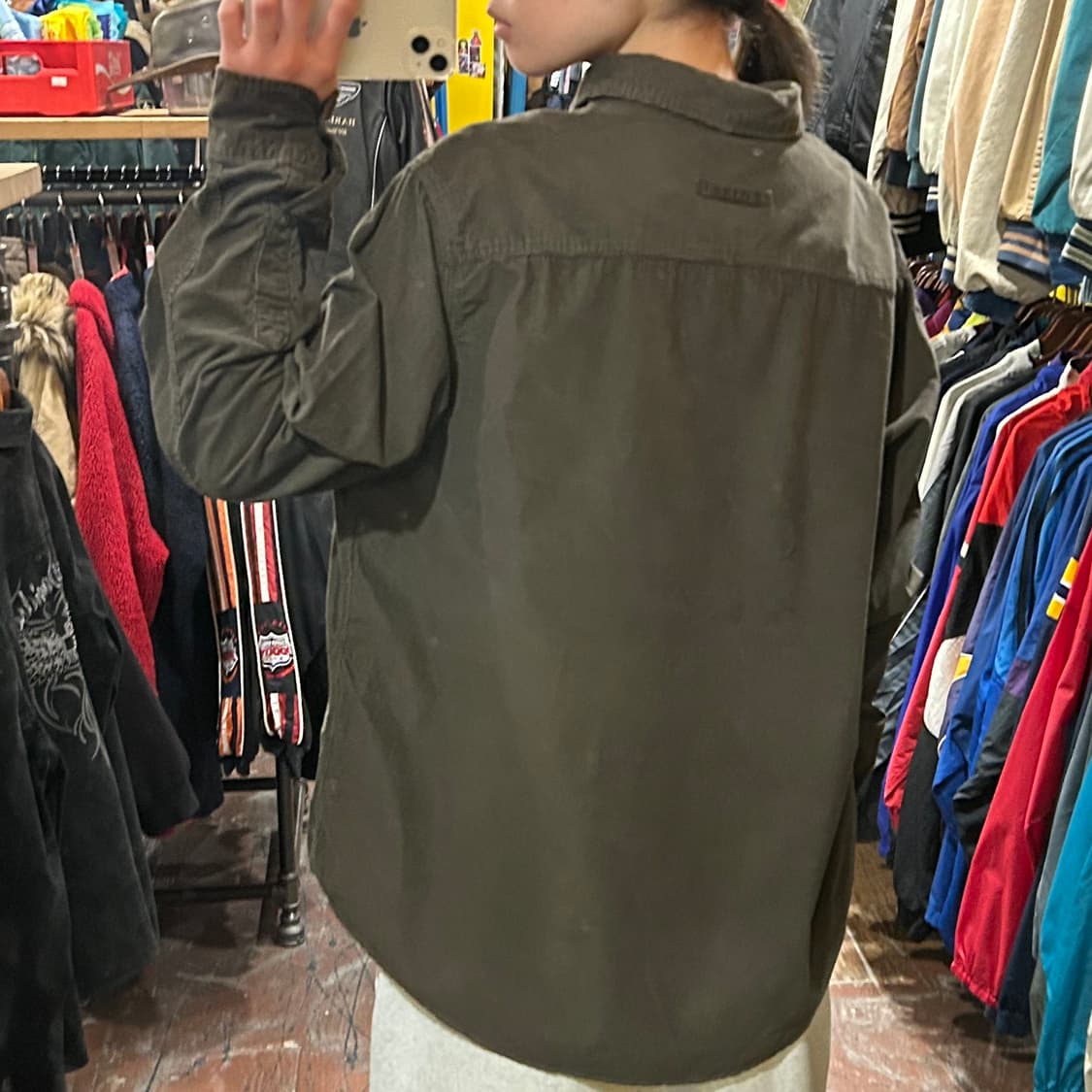 [HI] 칼하트 코듀로이 긴팔셔츠 카키 상품이미지5