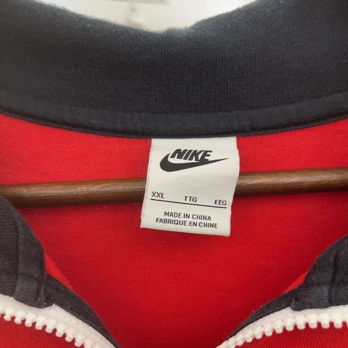 나이키 90's 레트로 빈티지 배색 트랙탑 스웻 집업 XXL C09268 상품이미지5