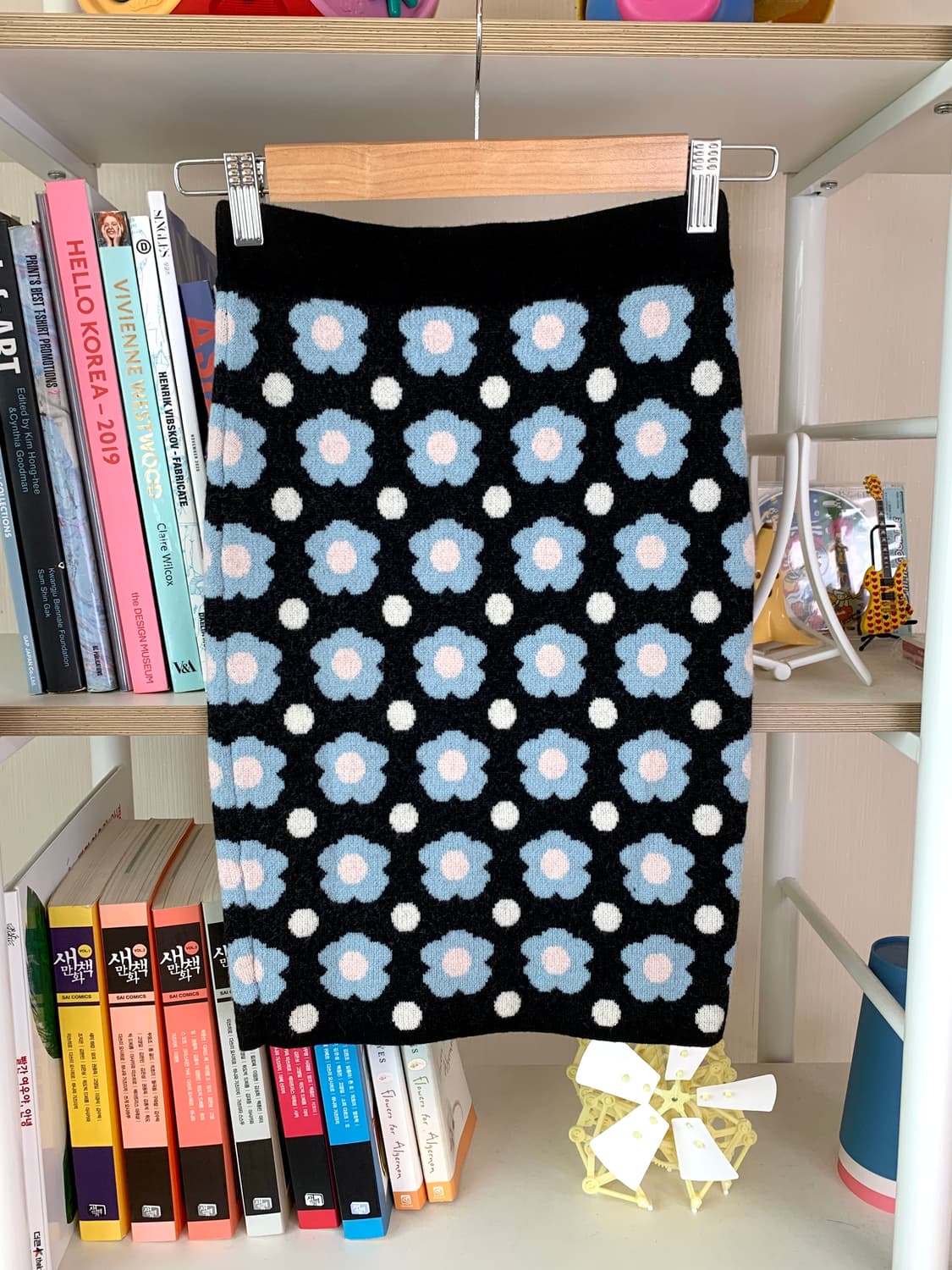 jw앤더슨 플라워 니트 스커트 상품이미지3