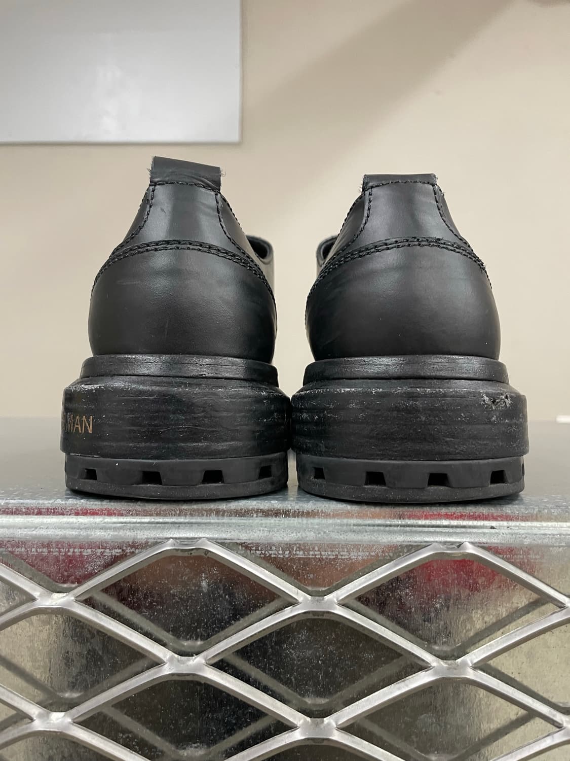 솔리드옴므 레더 슈즈 블랙 40 (gr-4383) 상품이미지3