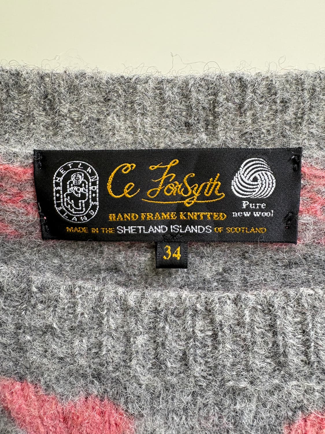 VINTAGE (Made in Scotland) 니트 상품이미지6