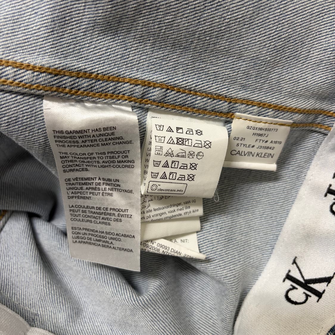 캘빈클라인 청자켓[2188] 상품이미지10