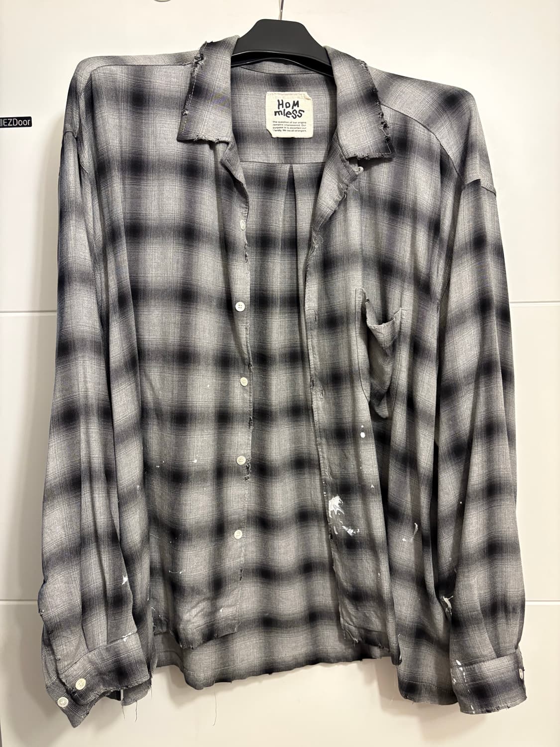 홈리스 레이온 셔츠 상품이미지1