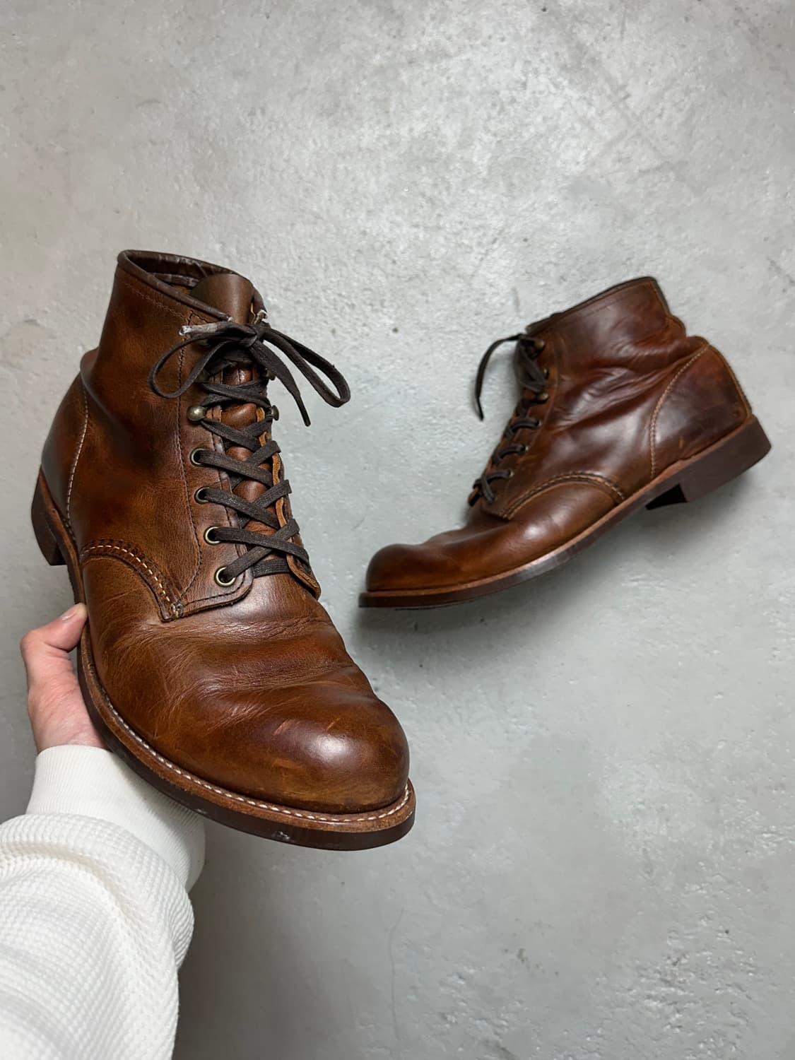 OG USA Made 레드윙 3343 블랙스미스 하드에이징 상품이미지1