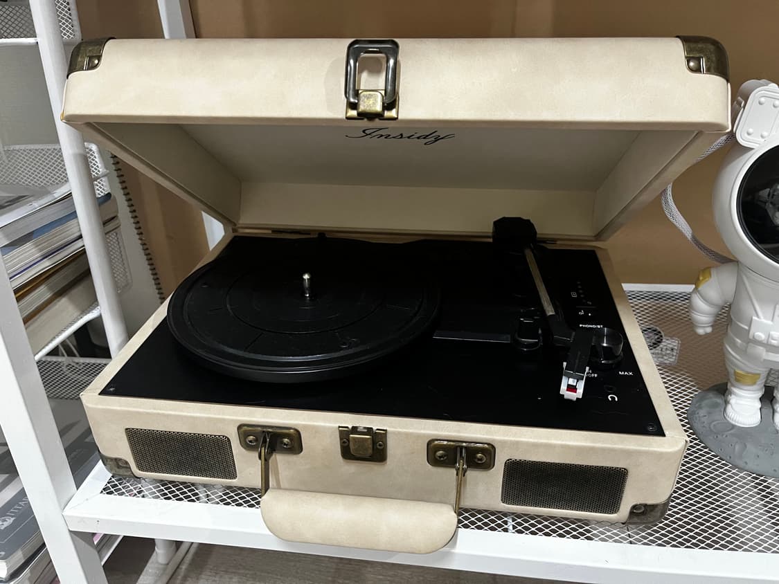 블루투스 스피커 턴테이블 조명 상품이미지1