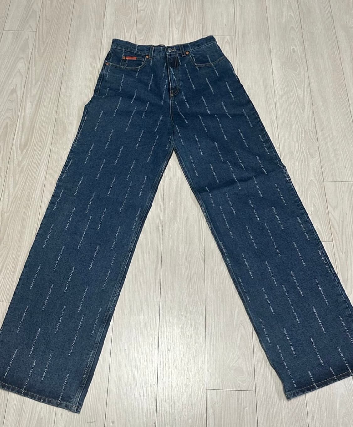 마틴로즈 와이드 레그 진 M 상품이미지2