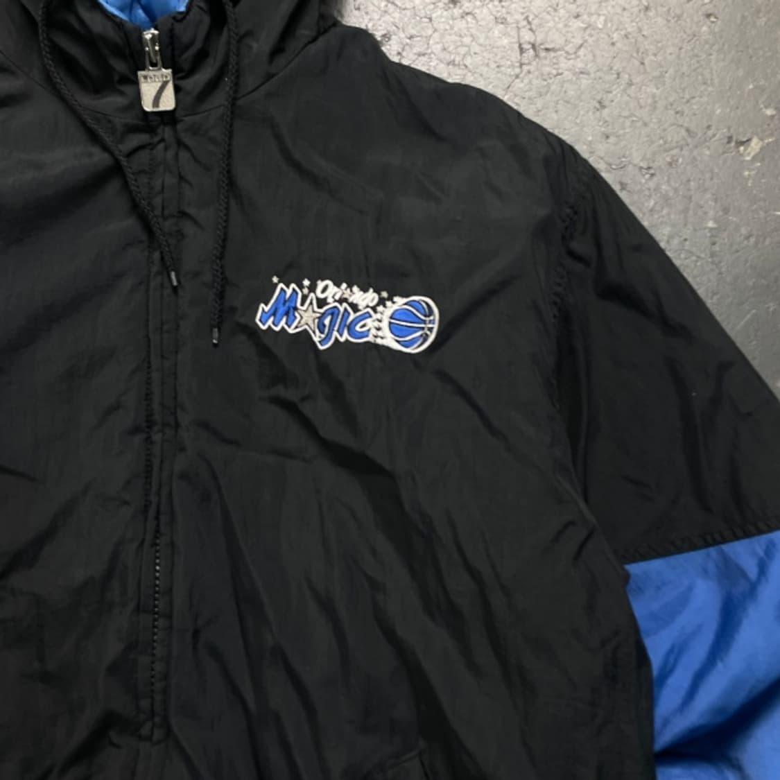 100 로고7 90s NBA 올랜도 매직 올드스쿨 누빔 자켓 상품이미지2